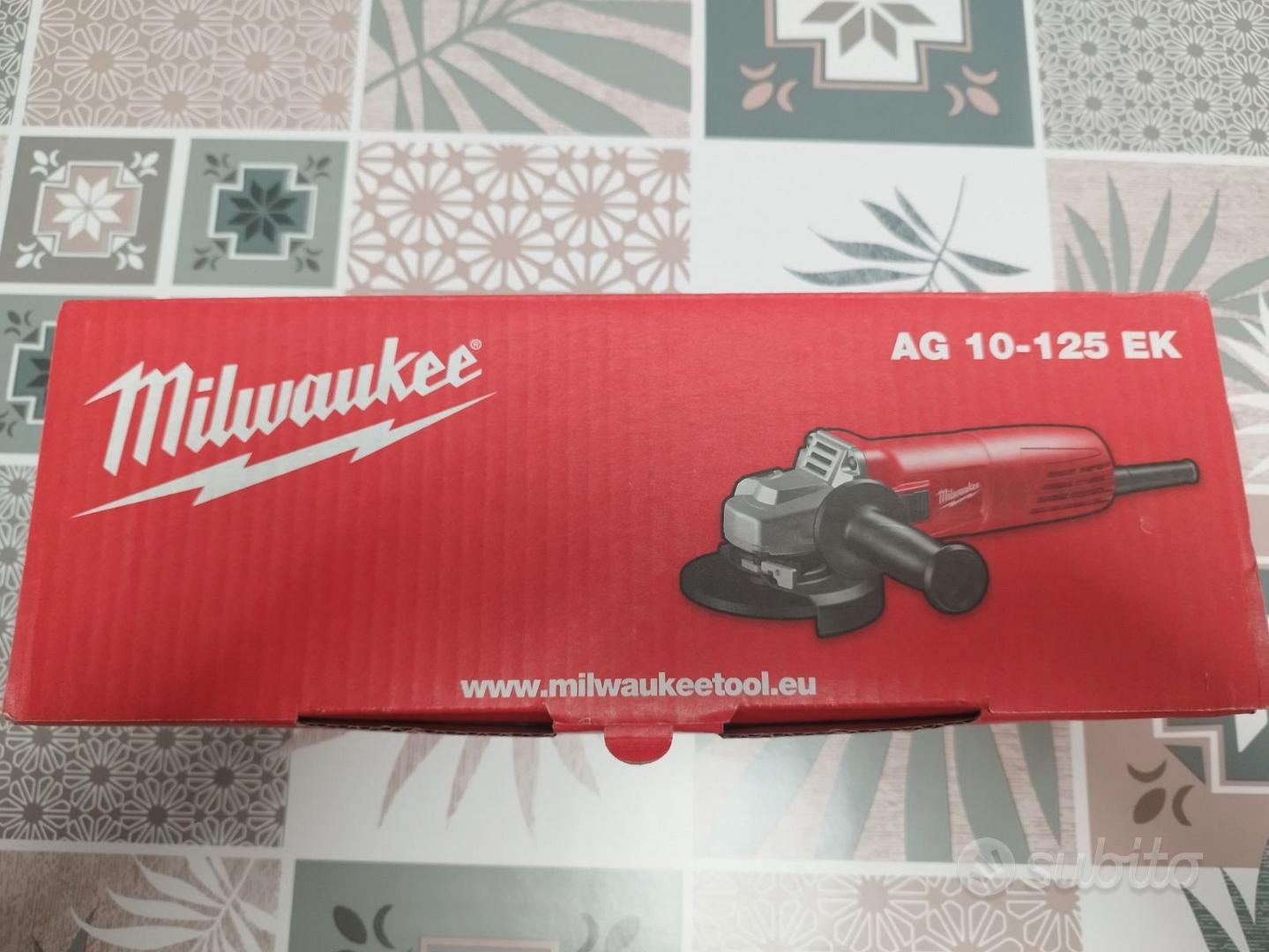 Smerigliatrice Angolare A Batteria 18V MILWAUKEE Disco 115-125mm Kit - 3