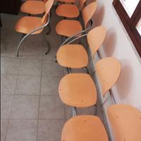6x sedie 6x panche 1x attaccapanni Serie Pamy