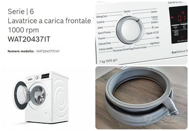 Guarnizione oblò oblo lavatrice Bosch WAT20437IT