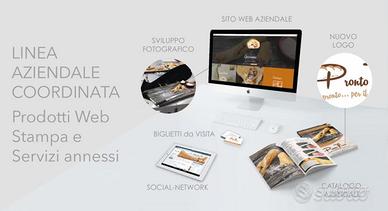 Grafica stampa e web social sito cataloghi fiere