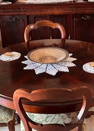 Buffet  mogano + tavolo e sedie