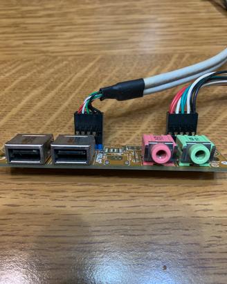 Dual USB Mic,Audio JackUSB & Audio