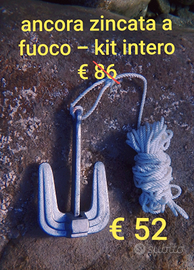 Ancora 4 kg + cima nuova