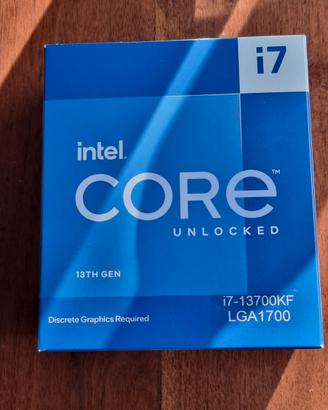 Cpu Intel 13700 KF nuovo
