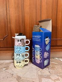 Set tazze ceramica vintage