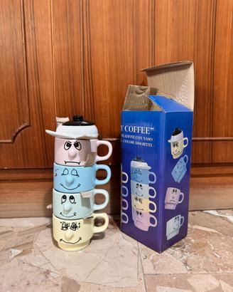 Set tazze ceramica vintage