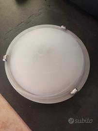 2 plafoniere in vetro