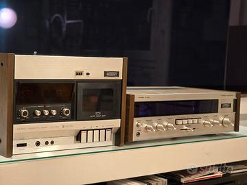 Sinto ampli + piastra cassette super scope Marantz