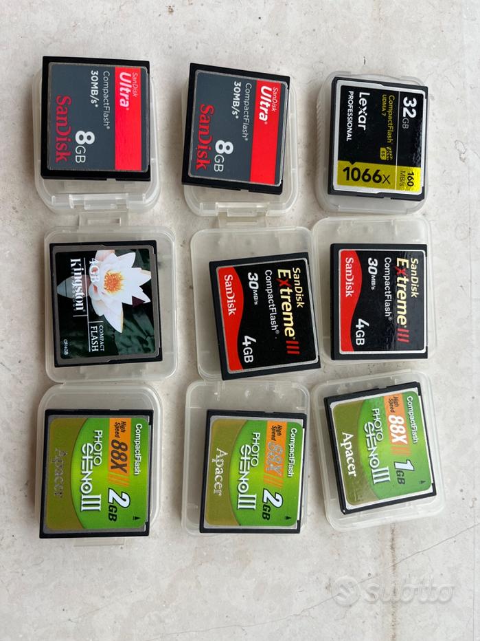 Scheda CompactFlash Extreme 32GB | Per Fotocamere Professionali | Video 4K E Full HD - Foto 12
