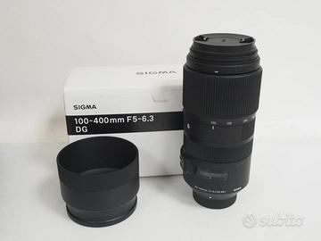 Sigma 100-400mm f/5-6.3 DG OS HSM C

attacco Canon