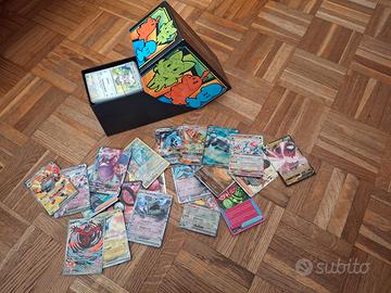 Pokemon GCC: 800 carte, 20 rare, extra in box