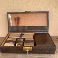 Beauty case da viaggio uomo vintage