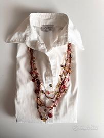 Camicia Oltre taglia 50 + collana etnica