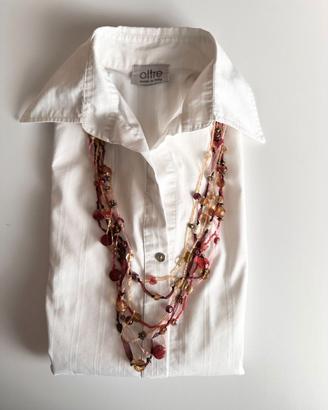 Camicia Oltre taglia 50 + collana etnica