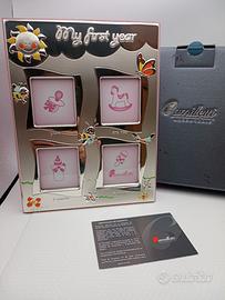 Cornice argento primo anno bimba Camilletti 
