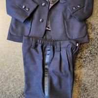 Cacharel completo elegante blu bambino 2 anni