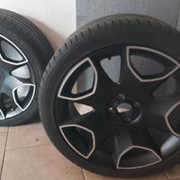 N°5 dischi ruota in lega 18"Lancia Delta Hard Blac
