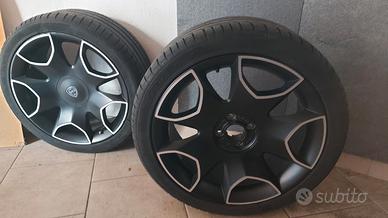 N°5 dischi ruota in lega 18"Lancia Delta Hard Blac