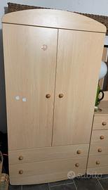 Foppapedretti cameretta armadio cassettiera bimbi