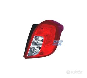 FANALE DESTRO PER OPEL MOKKA 12-16 BIANCO ROSSO