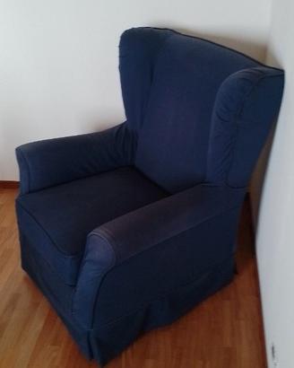 Poltrona da lettura blu Confalone