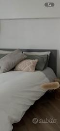 Letto Malm Ikea 160x200 grigio