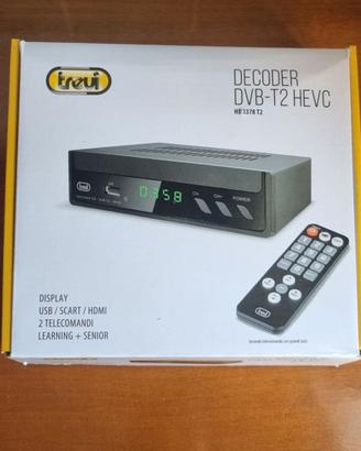 Decoder DVB-T2 HEVC Trevi HE 3378 T2 – H.265, HDMI