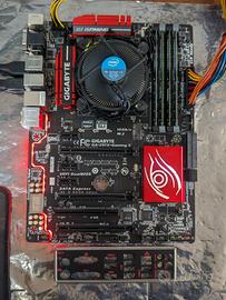 CPU Intel I7 + 32Gb RAM + Scheda madre Gigabyte Z