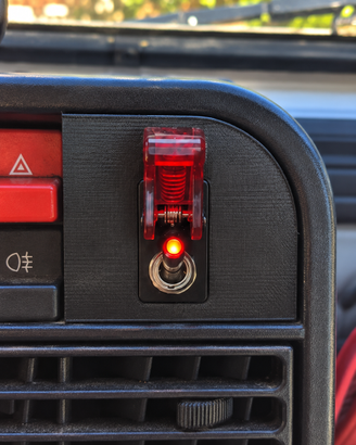 Interruttore Fiat Panda 141 Tappo Orologio LED