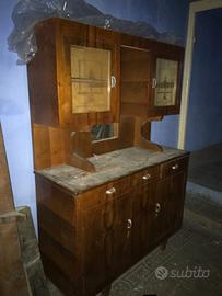 credenza primi 900 vetri smerigliati