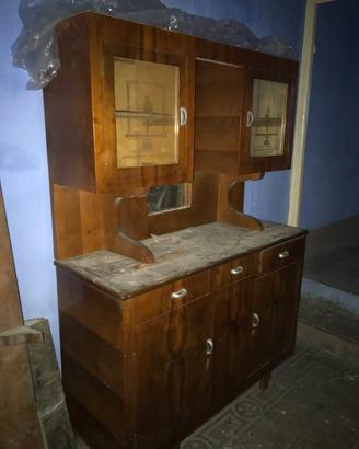 credenza primi 900 vetri smerigliati