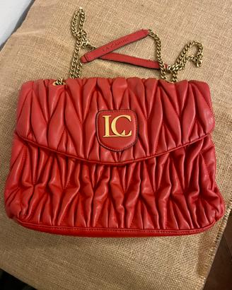 Borsa La Carrie rosso fuoco