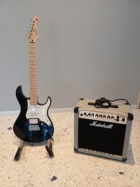 chitarra elettrica Yamaha Pacifica + amplificatore