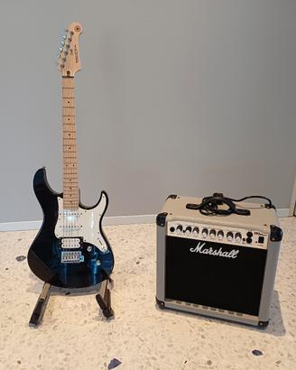 chitarra elettrica Yamaha Pacifica + amplificatore
