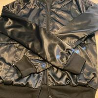 Giacca bomber Adidas nera satin XS donna