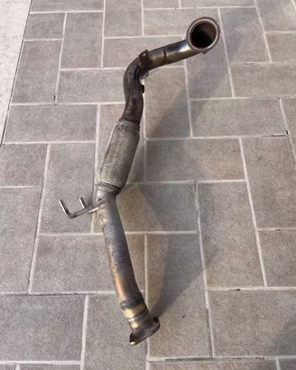 scarico downpipe golf-caddy scatalizzato