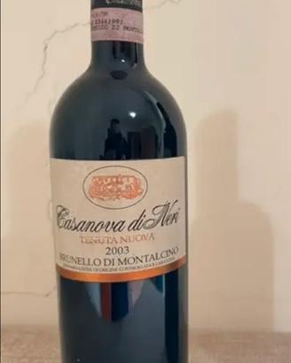 Vino brunello di montalcino casanova di neri