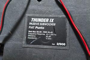 Subwoofer Fiat Punto