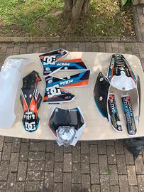Plastiche ktm exc 450 da anno 2004