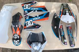 Plastiche ktm exc 450 da anno 2004