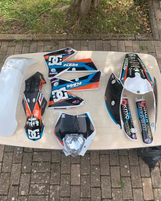 Plastiche ktm exc 450 da anno 2004