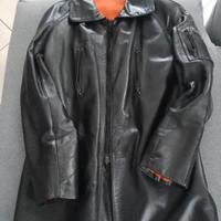 Giacca in pelle vintage Polizia 
