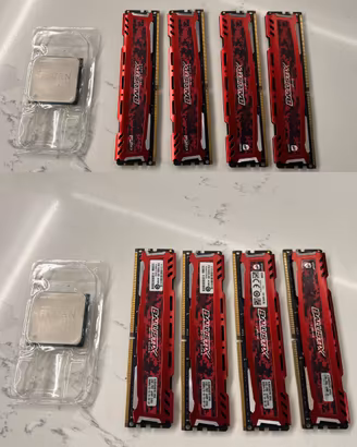 AMD ryzen 5 3600 + 32gb ddr4 2400