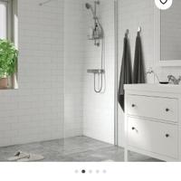 Parete per doccia in vetro, oppenjen/ikea