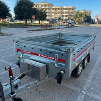 Carrello Temared doppio asse portata 1640kg