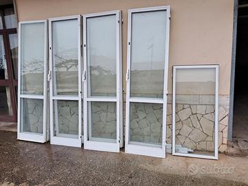 Infissi alluminio bianchi