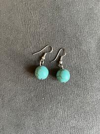 Orecchini color turchese