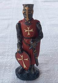 Statuetta Cavaliere Crociato/Maltese in Resina