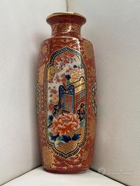 Vaso esagonale Kutani porcellana giapponese