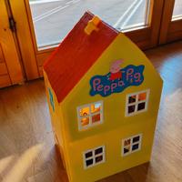 casa e auto Peppa pig con mamma e george